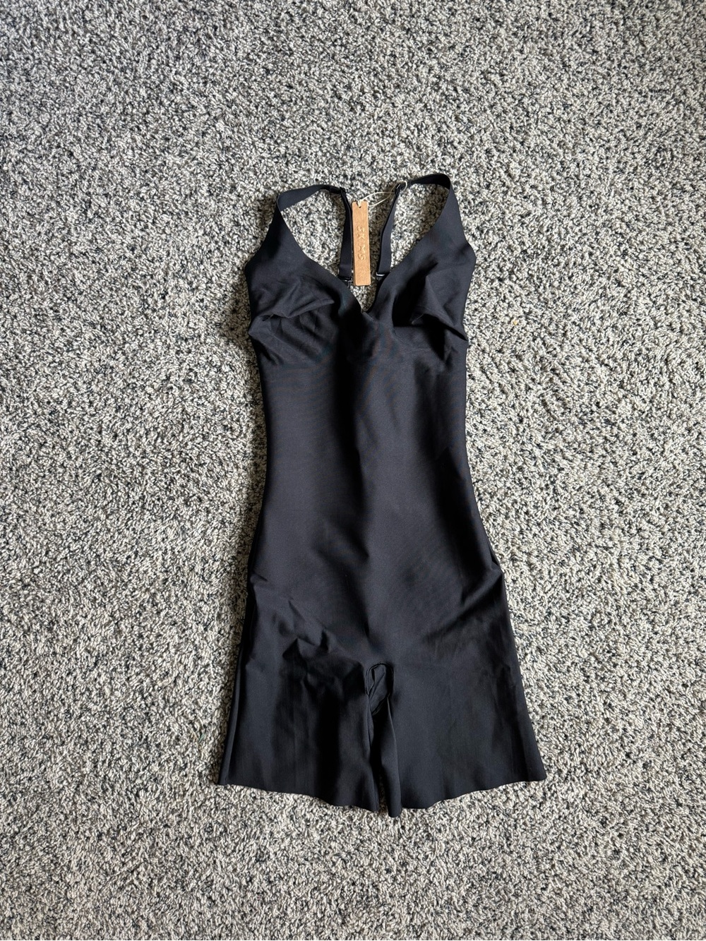 SKIMS Black Sculpting Bodysuit with Racerback